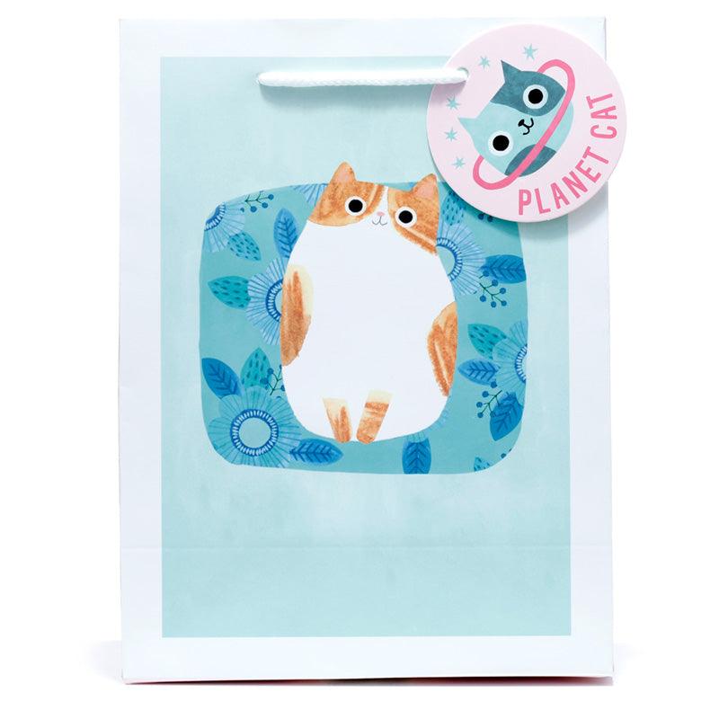 Planet Cat Gift Bag - Medium-