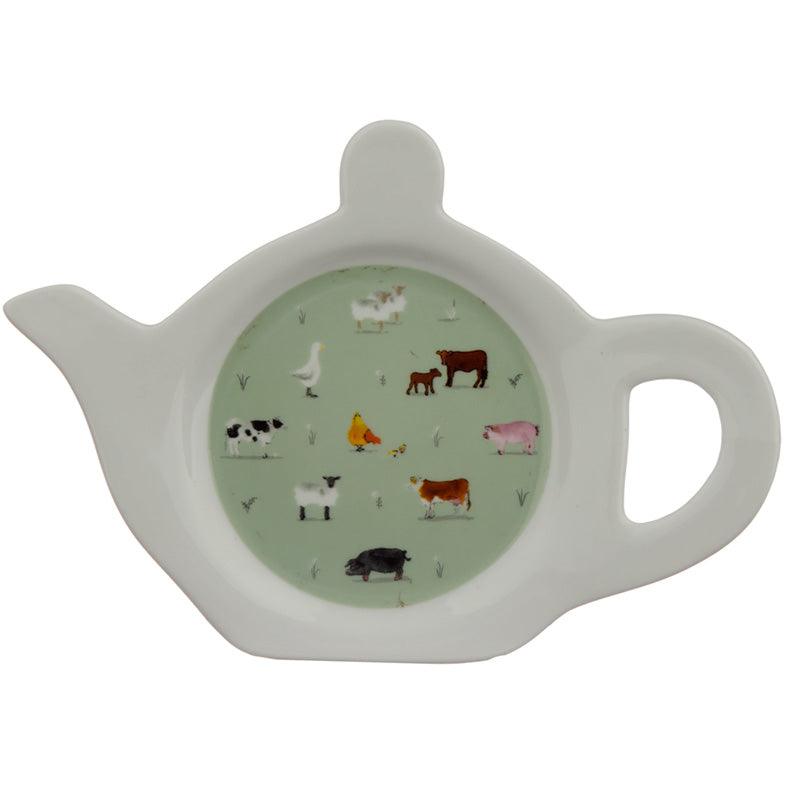 Porcelain Teabag Dish/Holder - Willow Farm - £7.0 - 