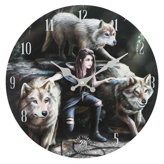 Power Of Three Wall Clock By Anne Stokes - £15.99 - Clocks 