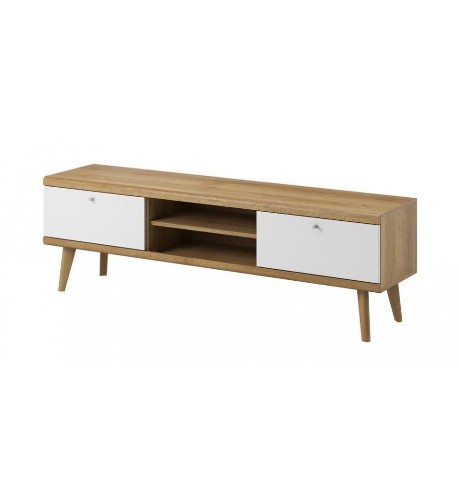 Primo Large TV Cabinet - 160cm / White Matt - Living Room