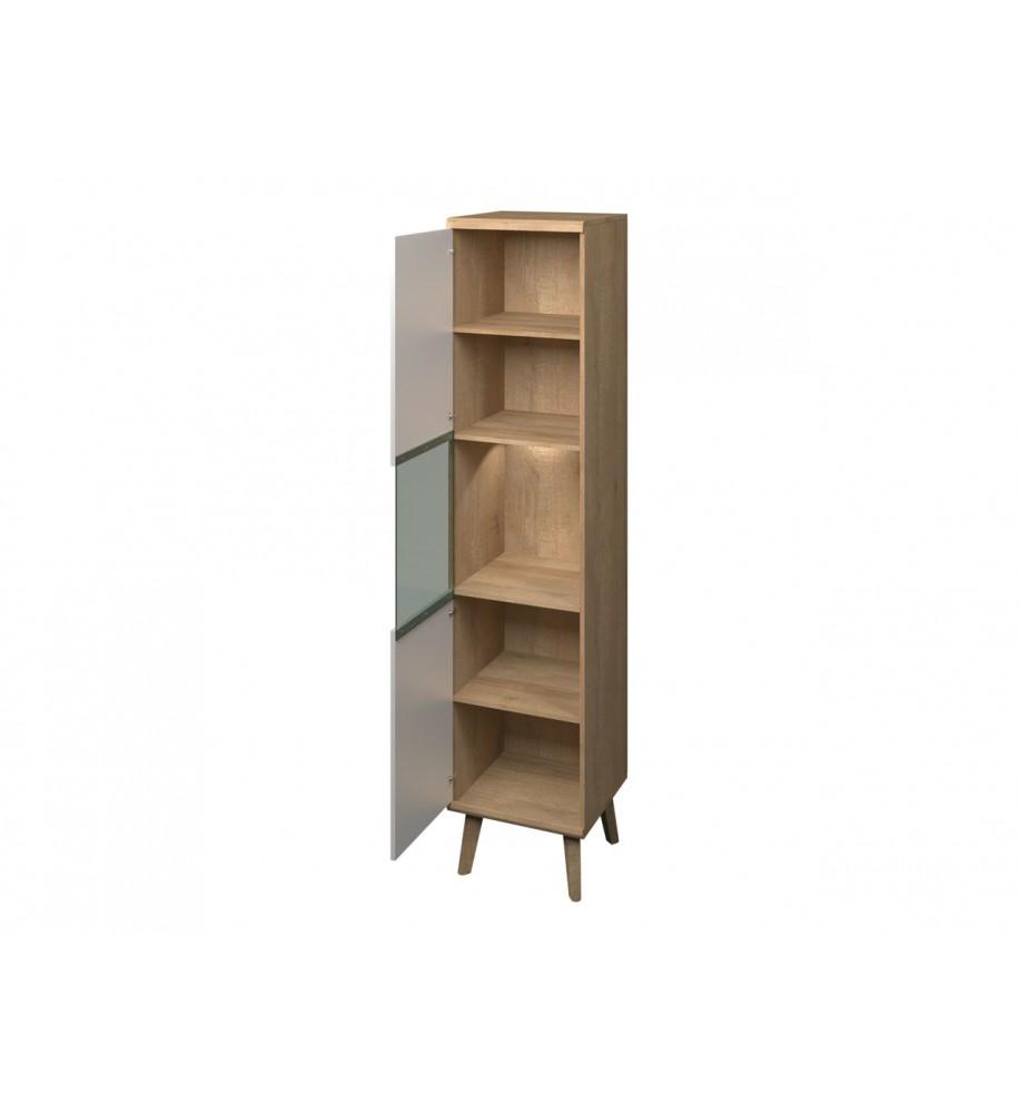 Primo Tall Display Cabinet - £167.4 - Living Room Display Cabinet 