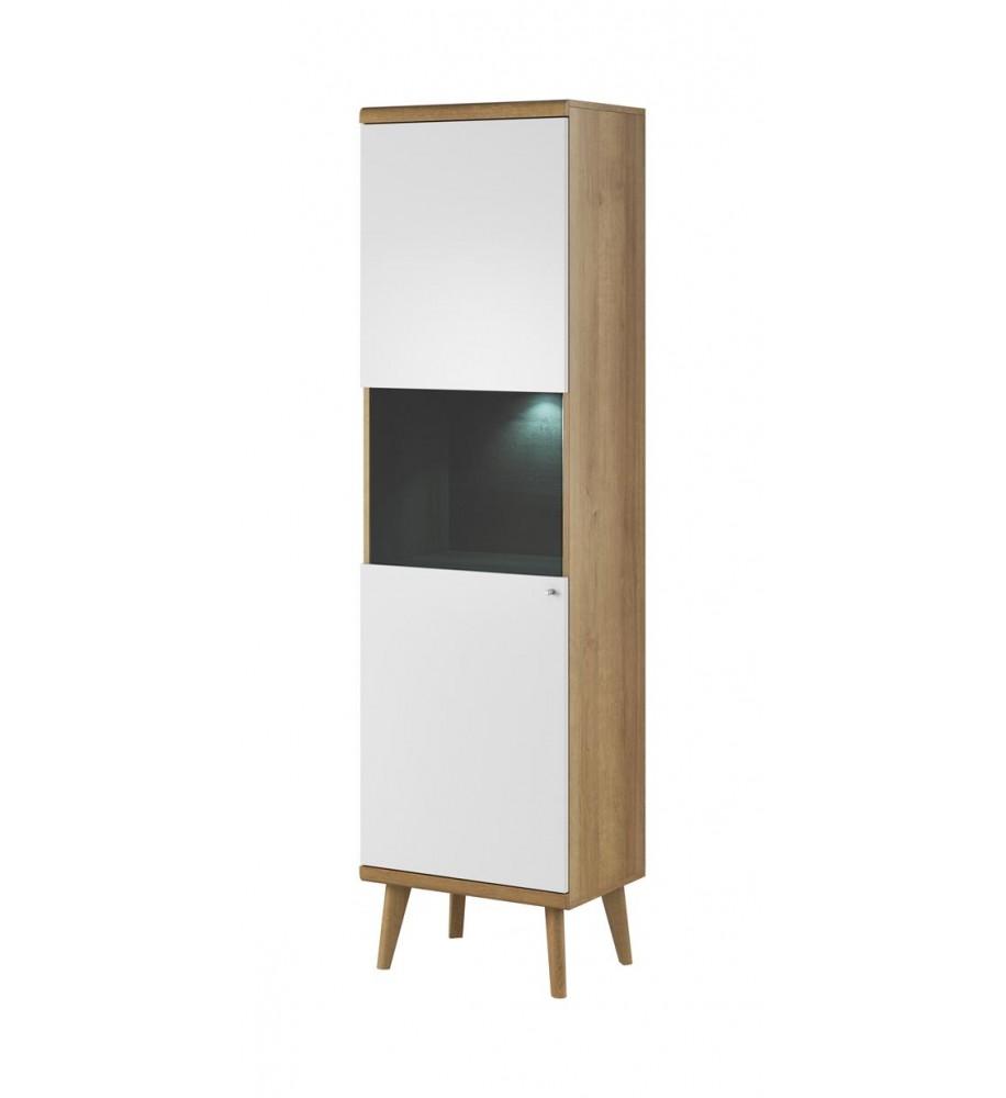 Primo Tall Display Cabinet - £167.4 - Living Room Display Cabinet 