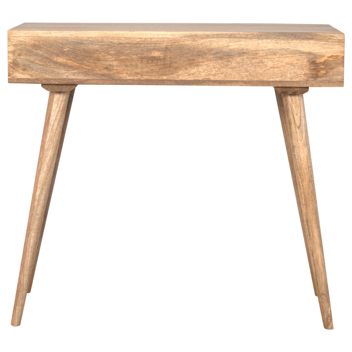 Open Slot Nordic Writing Desk | Oak-Ish Solid Mango Wood