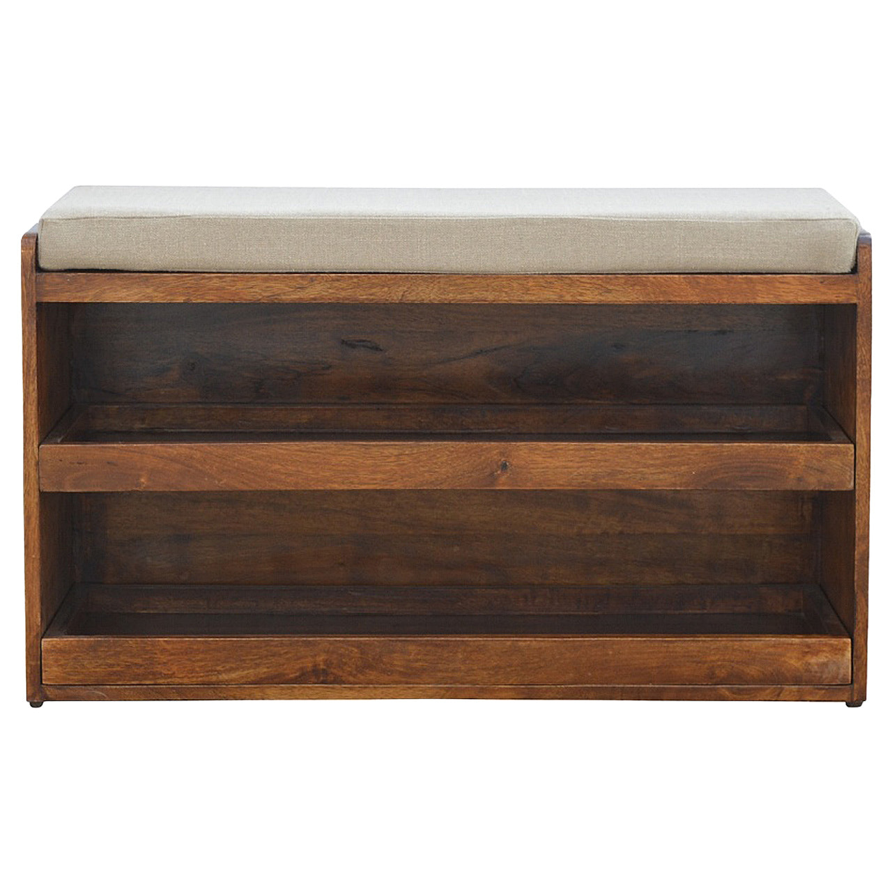 Mud Linen Shoe Bench