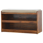 Mud Linen Shoe Bench
