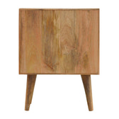 Lille 2 Drawer Oak-ish Bedside