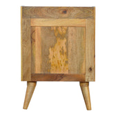 Blue and White Gradient Bedside Table | Oak-Ish Mango Wood