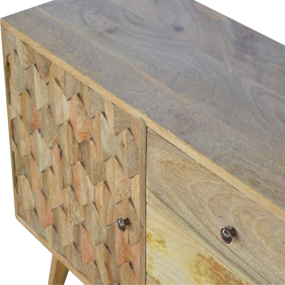 Pineapple Carved Sideboard Chest of Drawers | Hand-Carved