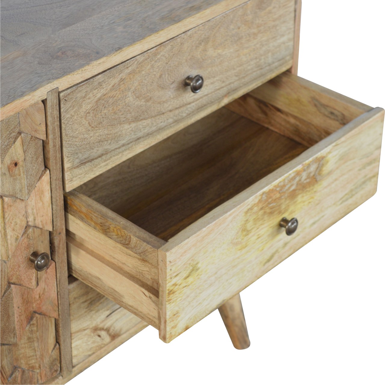 Pineapple Carved Sideboard Chest of Drawers | Hand-Carved