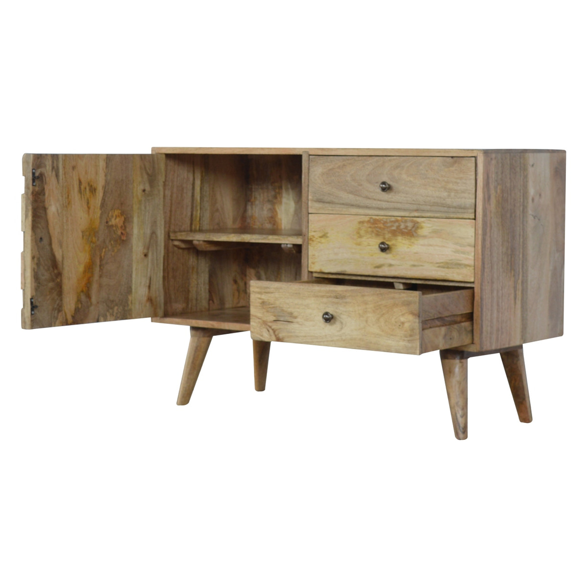 Pineapple Carved Sideboard Chest of Drawers | Hand-Carved