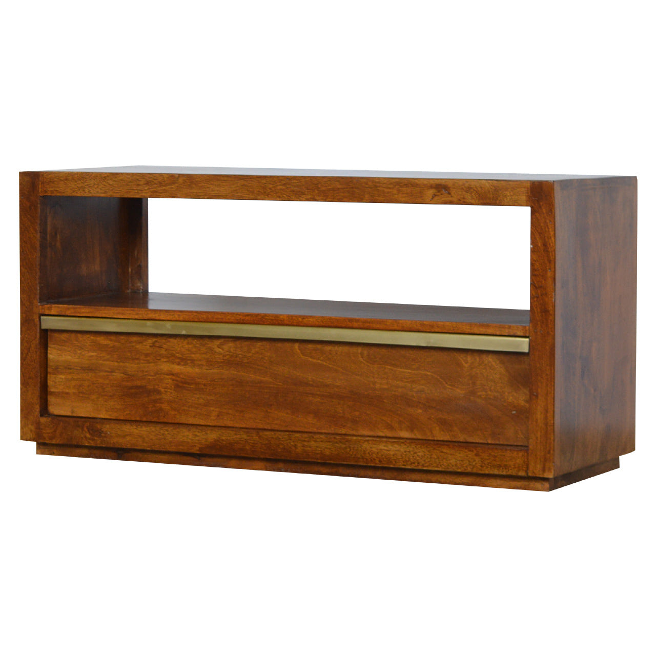 Gold Bar Chestnut TV Unit Chest of Drawers