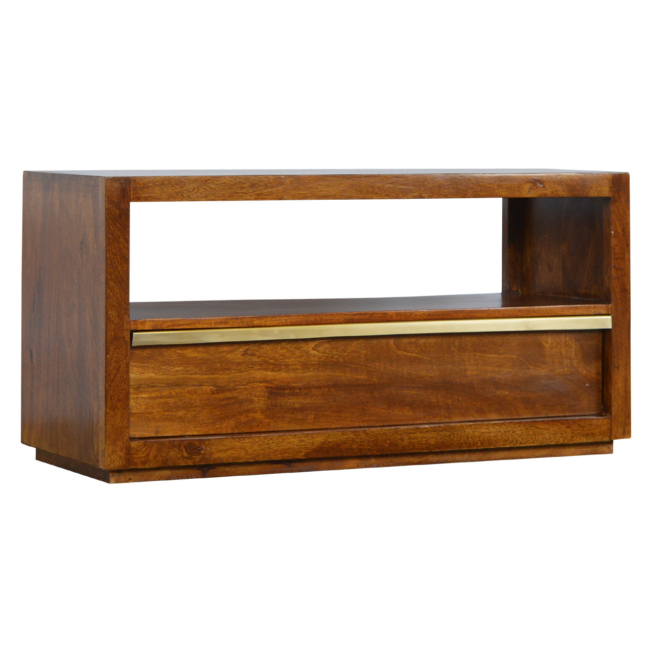 Gold Bar Chestnut TV Unit Chest of Drawers