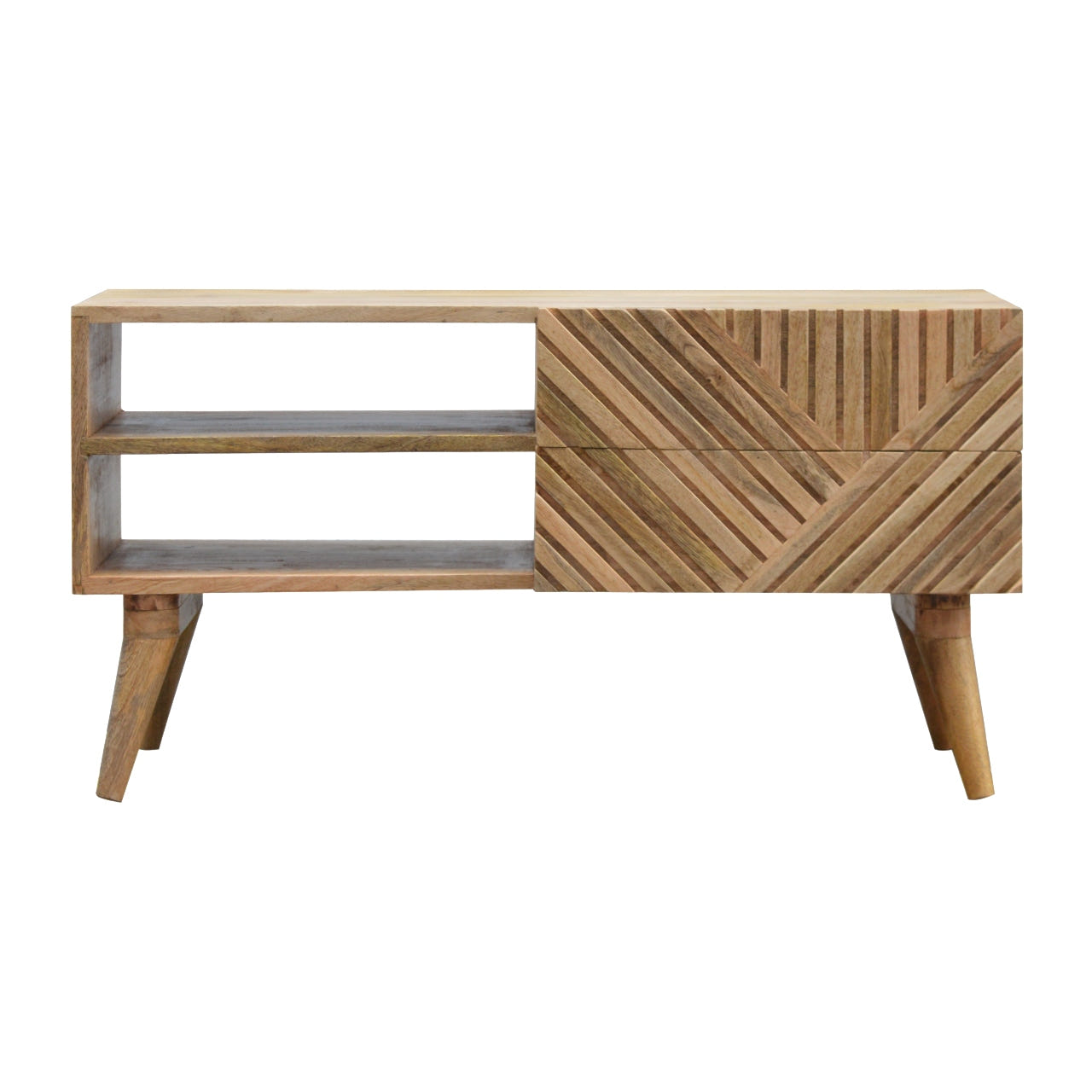 Lille TV Media Unit | Oak-Ish Mango Wood