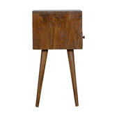 Mini Geo Brass Bedside Table
