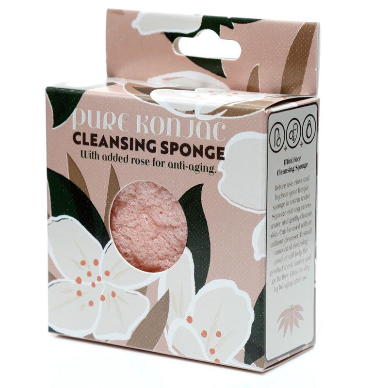 Pure Konjac Cleansing Sponge with Anti-Aging Rose - Florens Jasminum - £7.99 - 