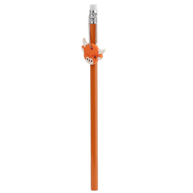 PVC Charm Pencils Set of 2 - Highland Coo Cow - £6.0 - 