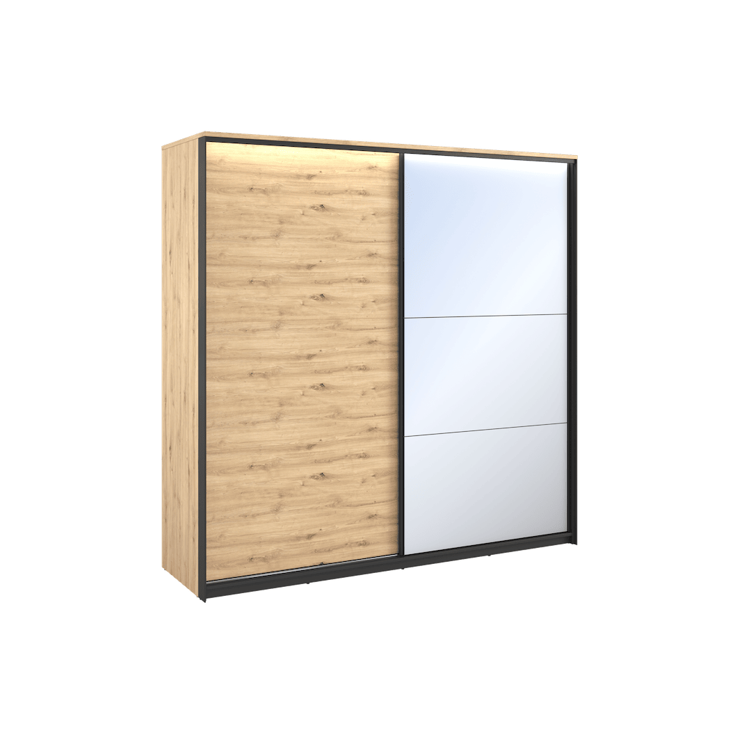 Quant QS-01 Sliding Door Wardrobe 220cm - £714.6 - Sliding Door Wardrobe 