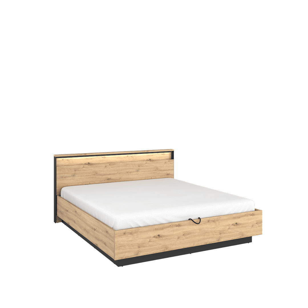 Quant QS-02 Ottoman Bed Oak Artisan Ottoman Bed 