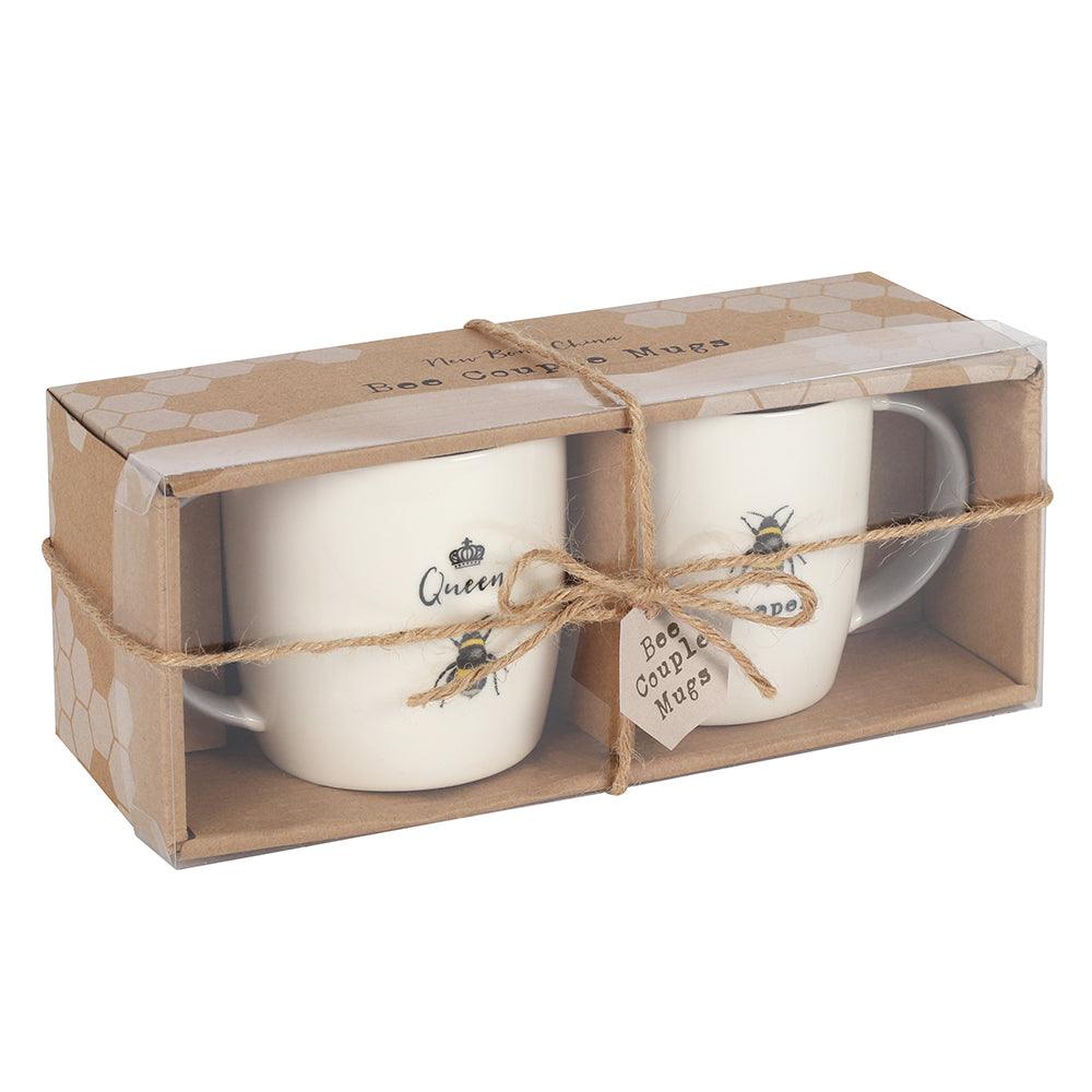Queen Bee and Bee Keeper Mug Set - £13.5 - Mugs Cups 