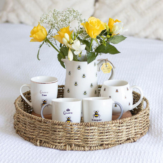 Queen Bee and Bee Keeper Mug Set - £13.5 - Mugs Cups 