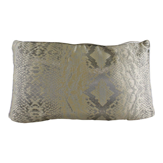 Rectangular Scatter Cushion, Snake Print Design, 30x50cm-Throw Pillows