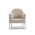 Round Back Rocking Chair Oatmeal Rocking Chairs 