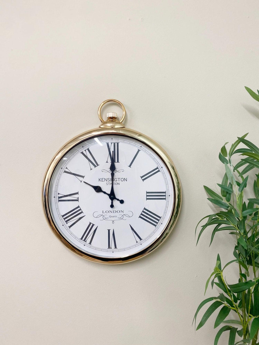 Round Copper Wall Clock 42cm - £49.99 - Wall Hanging Clocks 