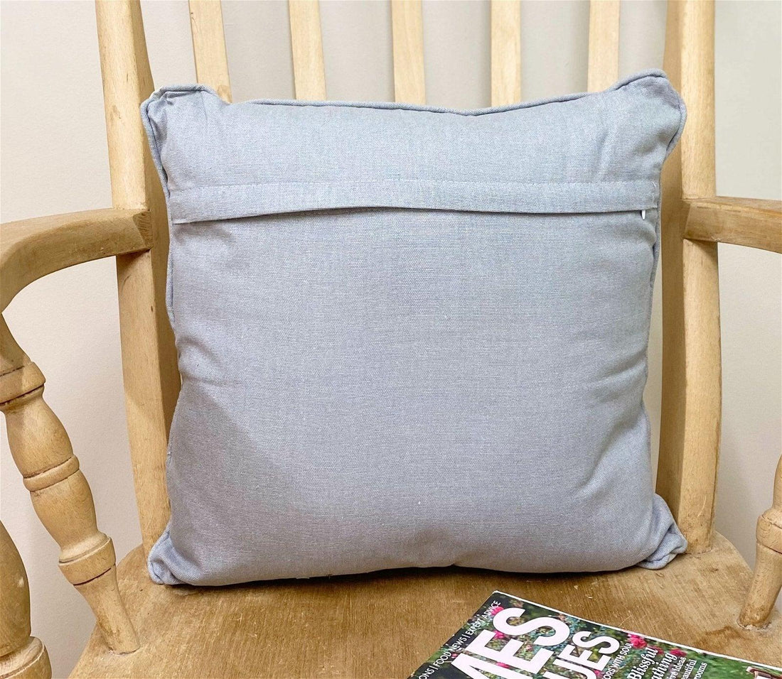 Scatter Cushion With A Grey Heart Print Design 37cm - £26.99 - Throw Pillows 