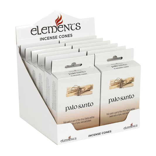 Set of 12 Packets of Elements Palo Santo Incense Cones - £13.5 - Elements 