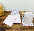 Set of 4 Serenity Square Coasters - £16.99 - Coasters & Placemats 
