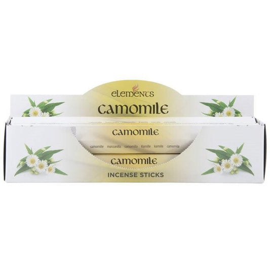 Set of 6 Packets of Camomile Incense Sticks - £8.5 - Elements 