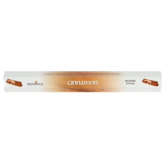 Set of 6 Packets of Elements Cinnamon Incense Sticks-Elements