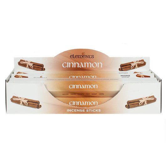 Set of 6 Packets of Elements Cinnamon Incense Sticks - £8.5 - Elements 
