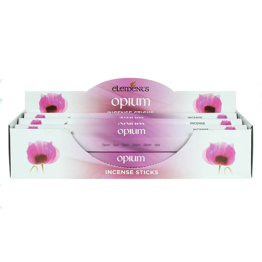 Set of 6 Packets of Elements Opium Incense Sticks - £8.5 - Elements 