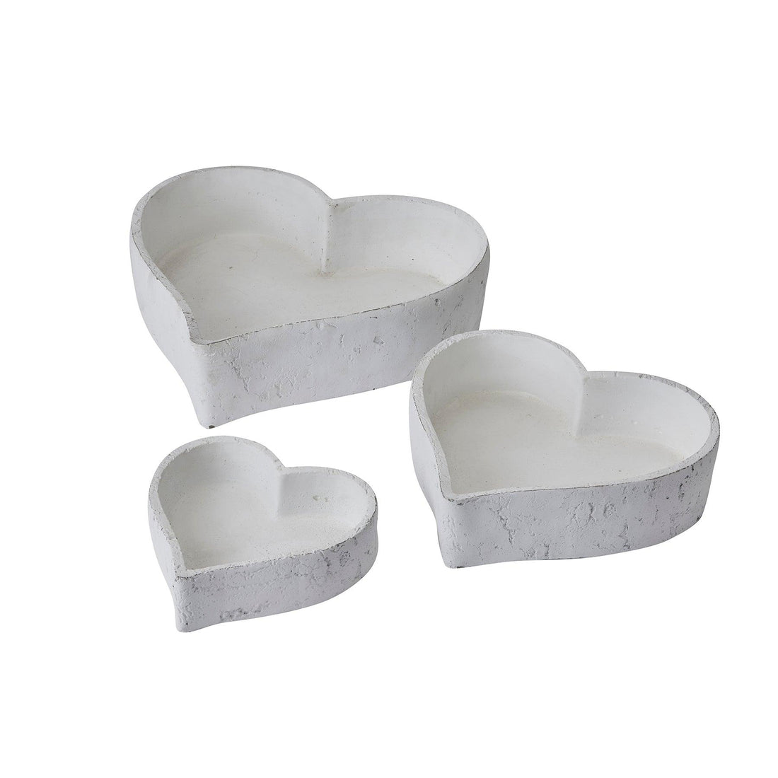 Set Of Three Large Matt White Ceramic Dishes - £79.95 - Gifts & Accessories > Kitchen And Tableware > Ornaments 