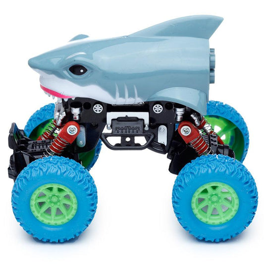 Shark Pullback Monster Truck Stunt Toy-
