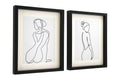 Silhouetted Woman Deco In Frame-Pictures