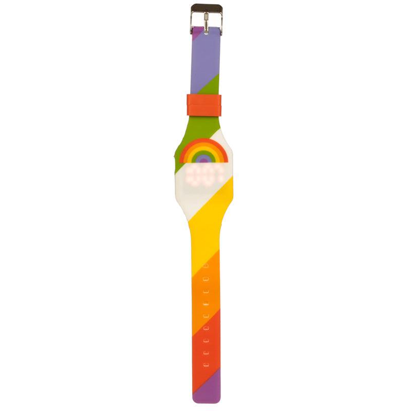 Silicone Digital Watch - Rainbow-