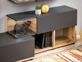 Silk in Anthracite Entertainment Unit-Wall Unit