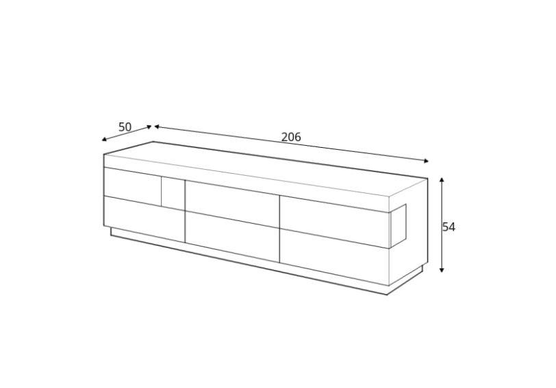 Silke 40 TV Cabinet-Living Room TV Cabinet