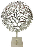 Silver Coral Sculpture-Ornaments