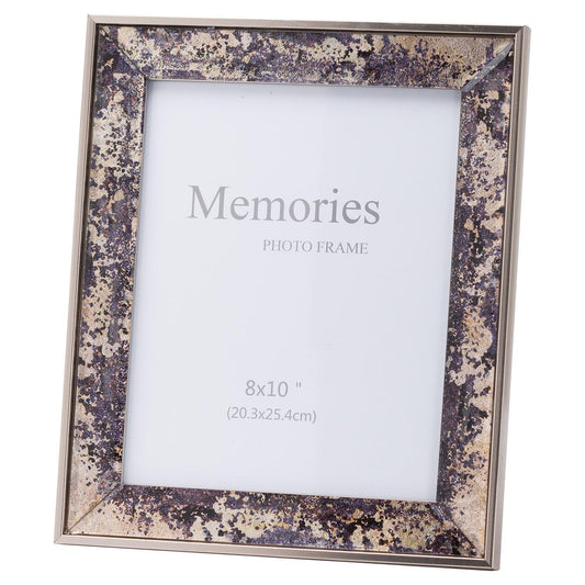 Silver Foil Metallic 8X10 Frame - £39.95 - Gifts & Accessories > Photo Frames 