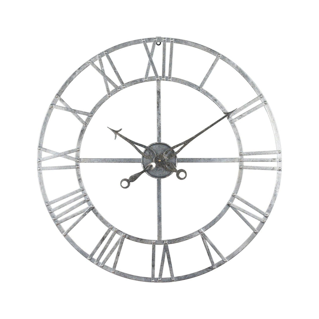 Silver Foil Skeleton Wall Clock - £119.95 - Wall Clocks 