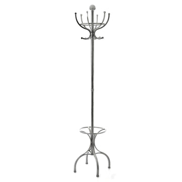 Silver Hat & Coat Stand - £194.95 - Gifts & Accessories > Hat, Coat And Umbrella Stands 