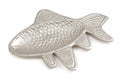 Silver Metal Fish Shape Tray 19cm-Bowls & Plates