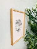 Silver Tree Of Life Print 40cm - £21.99 - 