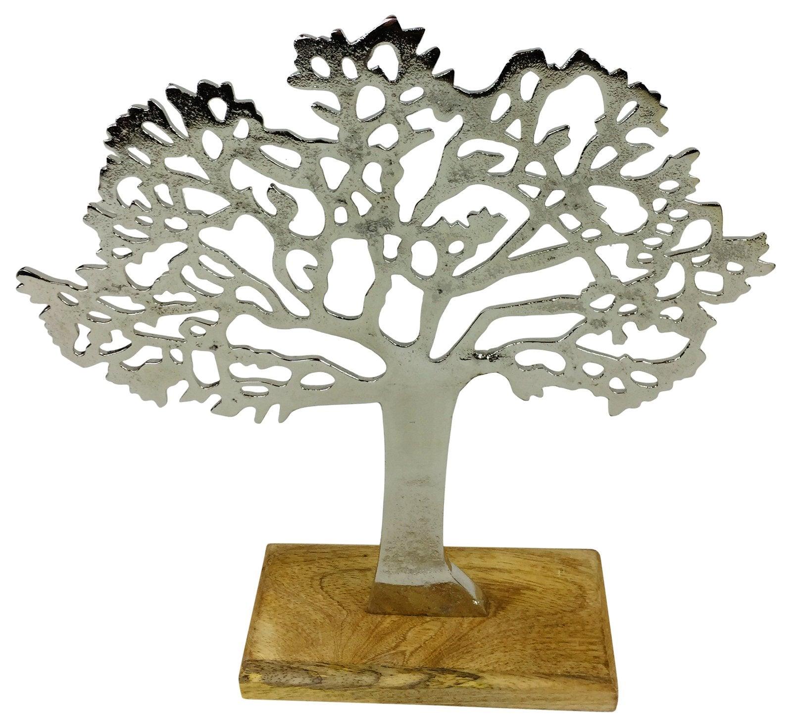 Silver Tree Ornament 26.5cm - £18.99 - Tree Of Life 
