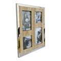 Silver & Wooden Multi Photo Frame - £20.99 - 