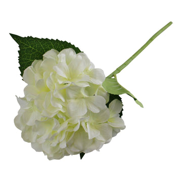 Single Hydrangea Spray, Cream Flower, 49cm - £15.99 - Flower Sprays 