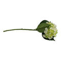 Single Hydrangea Spray, Cream & Green Flower, 49cm-Flower Sprays